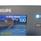 2011 Philips Intellivue X2 M3002A Transport Monitor Ref 865039 W/ Battery ~35484