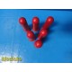 Drucker Diagnostics 7713031K Tube Holders | Red - 17x100mm (6/PK) ~ 35830