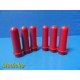 Drucker Diagnostics 7713031K Tube Holders | Red - 17x100mm (6/PK) ~ 35830