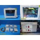 Philips Intellivue MP30 Patient Monitor W/ M3001A, M3012A Modules & Leads ~35932