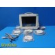 Philips Intellivue MP40 Monitor W/ Leads & MMS Press and CO Modules ~ 35997