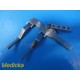 Baxter Koros Inc Ref 8910-00 CAB Super-Slide Retractor Set W/ Case ~ 36037