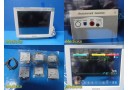 Philips MP70 Anesthesia Monitor W/ Multiparameter Module & NEW Leads ~ 36525