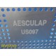 Aesculap JP105, JK441, US097 Sterilization Container W/ Lid & Ret Plates ~ 36521