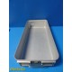 Aesculap JP105, JK441, US097 Sterilization Container W/ Lid & Ret Plates ~ 36521