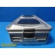 Aesculap JP105, JK441, US097 Sterilization Container W/ Lid & Ret Plates ~ 36521
