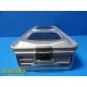 Aesculap JP105, JK441, US097 Sterilization Container W/ Lid & Ret Plates ~ 36521