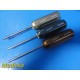 3X Arthrex AR-6563 AR-6536 & AR-6531 Obturators for Instrument Cannula ~ 36063