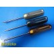 3X Arthrex AR-6563 AR-6536 & AR-6531 Obturators for Instrument Cannula ~ 36063