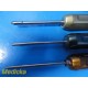 3X Arthrex AR-6563 AR-6536 & AR-6531 Obturators for Instrument Cannula ~ 36063
