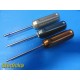 3X Arthrex AR-6563 AR-6536 & AR-6531 Obturators for Instrument Cannula ~ 36063