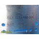 Stryker Ref 0233-032-301 & 0233-032-302 AIM Sterilization / Storage Tray ~ 36551