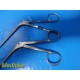 BD V. Mueller BE2421 & BE2431 Jackson Laryngeal Forceps Set 4mm