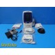 Welch Allyn 45NTO Spot Vital Signs LXI Monitor W/ PSU & NEW Leads ~ 36591