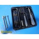 Smith & Nephew Ref 014465 Fixation Post Instrumentation Set W/ Additions ~ 36596