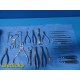 24X KLS Martin Henry Schein Dental Surgical Instrument Set W/ Basket ~ 37132