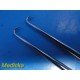 Lot of 02 V. Mueller MO330 Brophy Tenaculum Hooks (Overall length: 7¾") ~ 36126