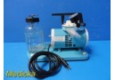SCHUCO Healthcare Model 130 Suction Aspiration Pump W/ Reusable Bottle ~ 36635