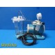 SCHUCO-VAC Model 5711130 Suction Pump W/ Canister, Tubing & Gauge Assembly~36632