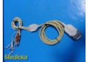 Cardiac Science 012-0844-00 ECG/EKG Patient Cable W/ Electrode Clamps ~ 36669