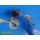 Cardiac Science 012-0844-00 ECG/EKG Patient Cable W/ Electrode Clamps ~ 36669