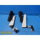 GE/OEC UroView 2800 Urological X-ray Table Leg Supports W/ Side Rail Clamp~32448
