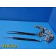Lot of 2 V. Mueller E88-5240 Bipolar Forceps | Snowden-Pencer Connectors ~ 37161