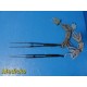 Lot of 2 V. Mueller E88-5240 Bipolar Forceps | Snowden-Pencer Connectors ~ 37161