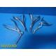 Lot of 4 Storz ENT Rhinology Instruments – Rongeurs & Septum Forceps ~ 37613