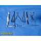 25X W.Lorenz Hu-Friedy Dental Surgical Set Gag Curettes Explorers Forceps~37133