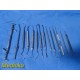 25X W.Lorenz Hu-Friedy Dental Surgical Set Gag Curettes Explorers Forceps~37133