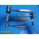 Lot of 05 Symmetry SSI Ultra V. Mueller Richards Orthopedic Mallet Set ~ 36141