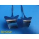 2X Aesculap EL735 & EL733 Martin Vaginal Speculum (68x48mm | 40x40mm) ~ 36184
