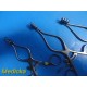 3X Codman Aesculap V.Muller Weitlaner Retractors 3x4 Blunt Prongs 5½ & 6½"~36187