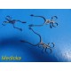 3X Codman Aesculap V.Muller Weitlaner Retractors 3x4 Blunt Prongs 5½ & 6½"~36187