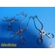 3X Codman Aesculap V.Muller Weitlaner Retractors 3x4 Blunt Prongs 5½ & 6½"~36187