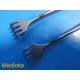 7X Jarit, Aesculap, Codman Assorted Volkman Retractors Sharp/Blunt Prongs~36188