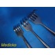 7X Jarit, Aesculap, Codman Assorted Volkman Retractors Sharp/Blunt Prongs~36188