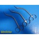 3X SKLAR 52-2888 DeBakey Vascular Scissors | Curved | 6" Long ~ 36191