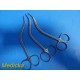 3X SKLAR 52-2888 DeBakey Vascular Scissors | Curved | 6" Long ~ 36191