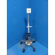GCX Polymount PATIENT MONITOR MOBILE STAND W/ Basket ~ 14185