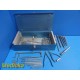 Zimmer Harrington Spinal Instrument W/ Ratchet Distraction Rods,Hooks,Case~36724