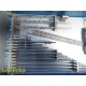 Zimmer Harrington Spinal Instrument W/ Ratchet Distraction Rods,Hooks,Case~36724