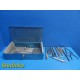 Zimmer Harrington Spinal Instrument W/ Ratchet Distraction Rods,Hooks,Case~36724
