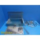 Zimmer Harrington Spinal Instrument W/ Ratchet Distraction Rods,Hooks,Case~36724