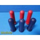 Drucker Diagnostics 7713031K Tube Holders Red W/ 7713079K Tube Holders ~ 36776