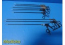 8X Richard Wolf Assorted Laparoscopic Forceps (Scissor, Grasper, Punches) ~36327
