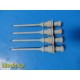 Richard Wolf Assorted Laparoscopic Sheaths & Trocars (5mm ID/WL 55/95mm) ~ 36893
