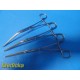 6X Symmetry 37-1081 Pilling 354721 354720 Miltex 24-3220 Pediatric Clamps~36358
