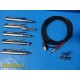 Conmed Hall D4000 Arthro Power Console Assorted Handpieces & Instr Cable ~36316